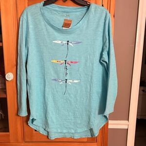 Blue Dragonfly Graphic Tee